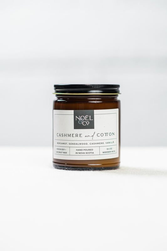 CASHMERE AND COTTON 8OZ CANDLE