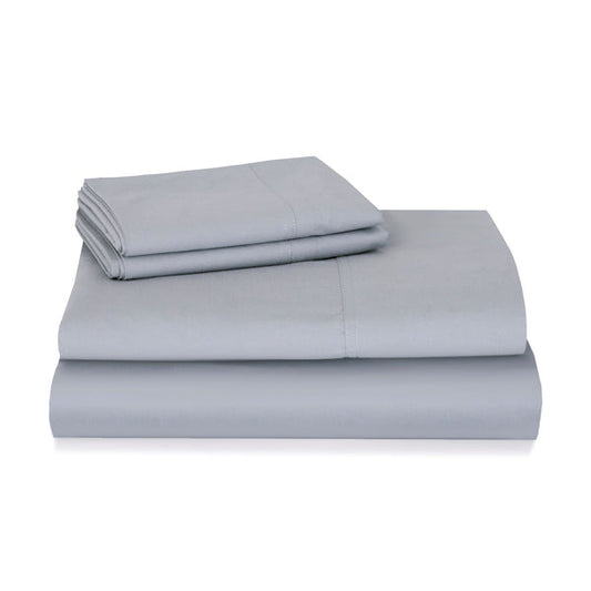 PERCALE GREY SHEET SET