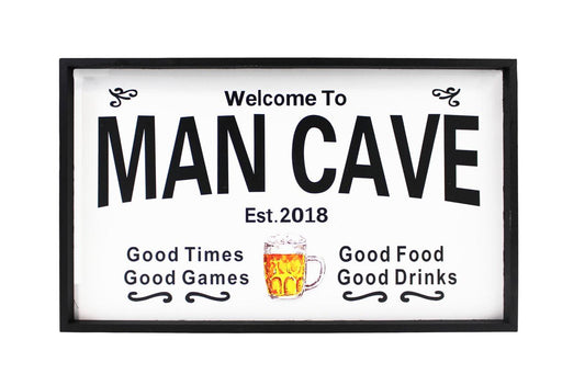 WELCOME TO THE MAN CAVE SIGN