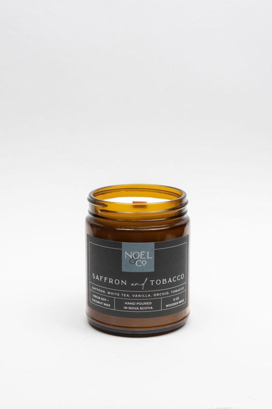 SAFFRON & TOBACCO 8OZ CANDLE