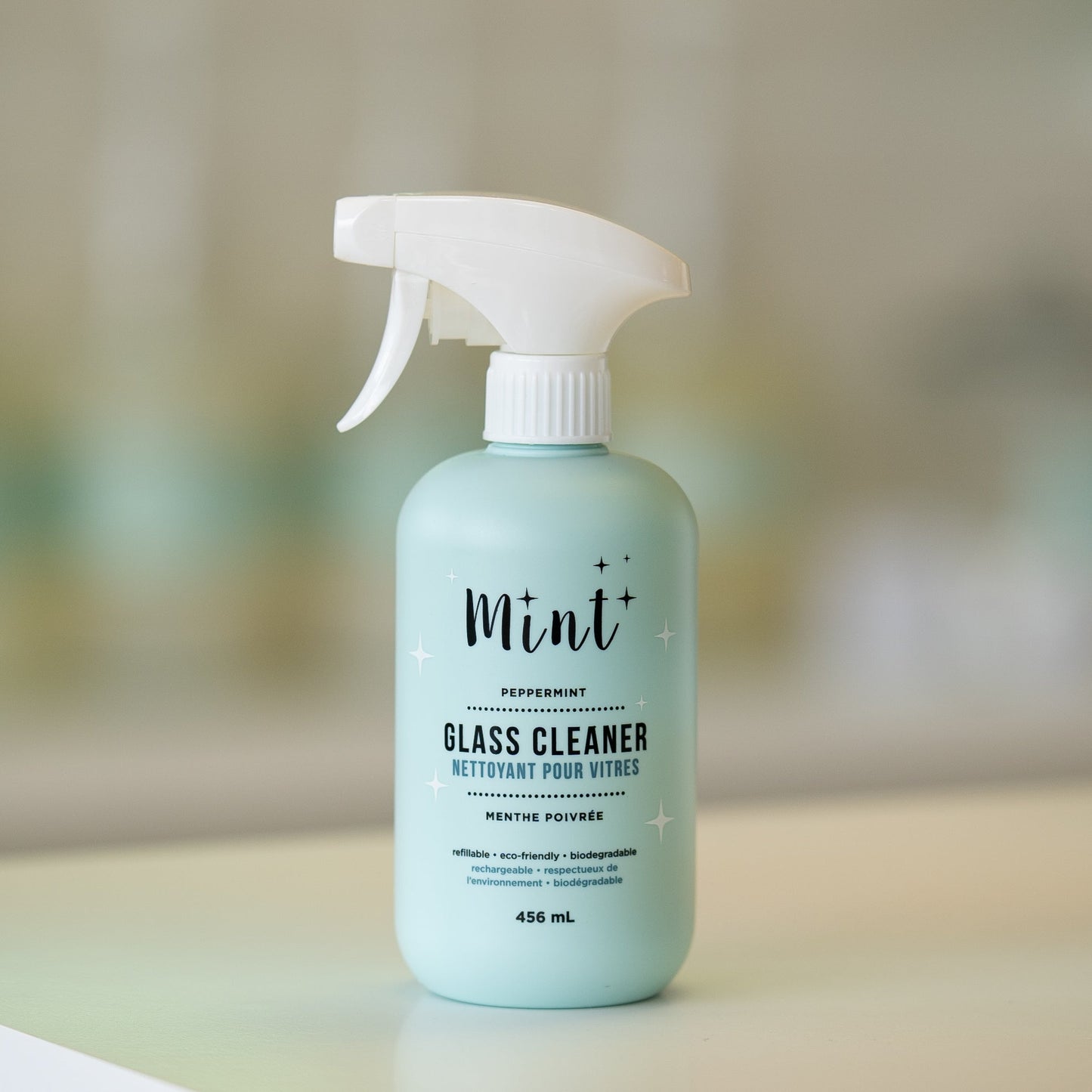 GLASS CLEANER PLASTIC BOTTLE