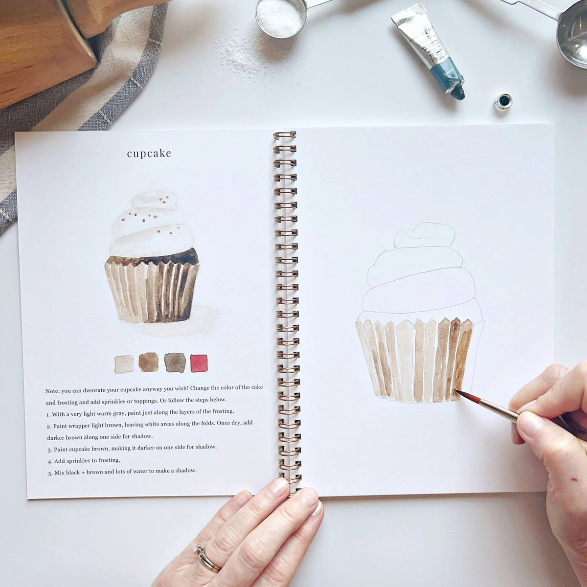 BAKING WATERCOLOUR WORKBOOK