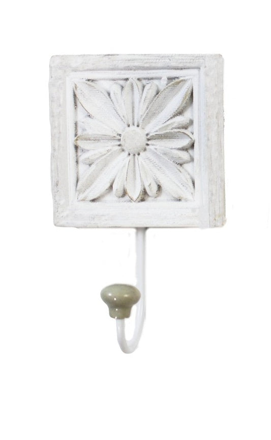 SQUARE FLOWER WALL HOOKS