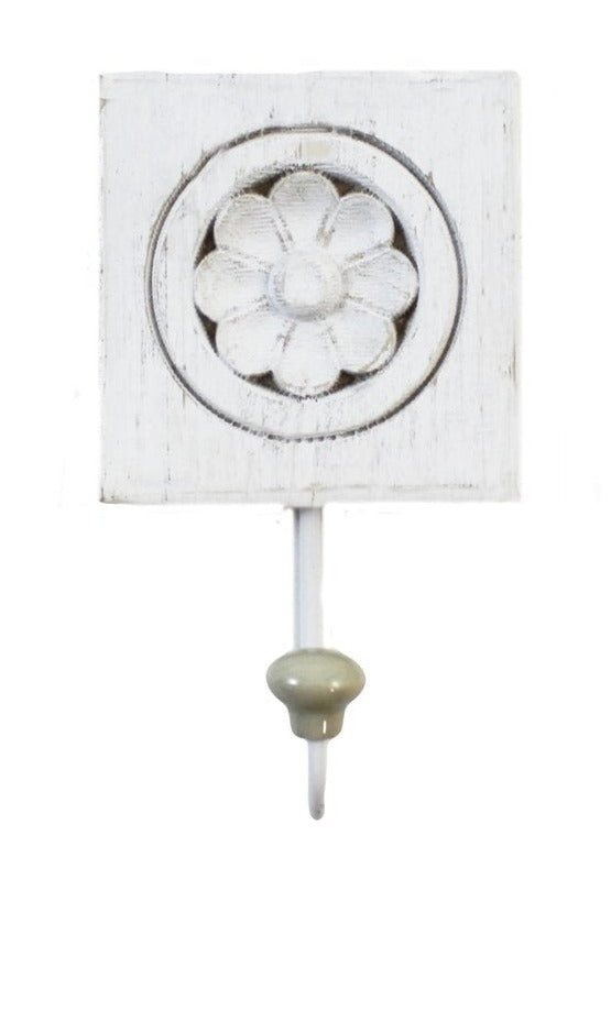 SQUARE FLOWER WALL HOOKS