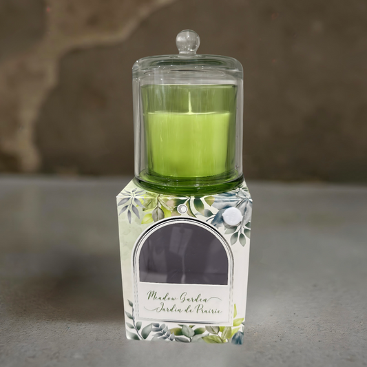 MEADOW GARDEN CANDLE W/ BELL COVER