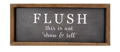 FLUSH PLAQUE