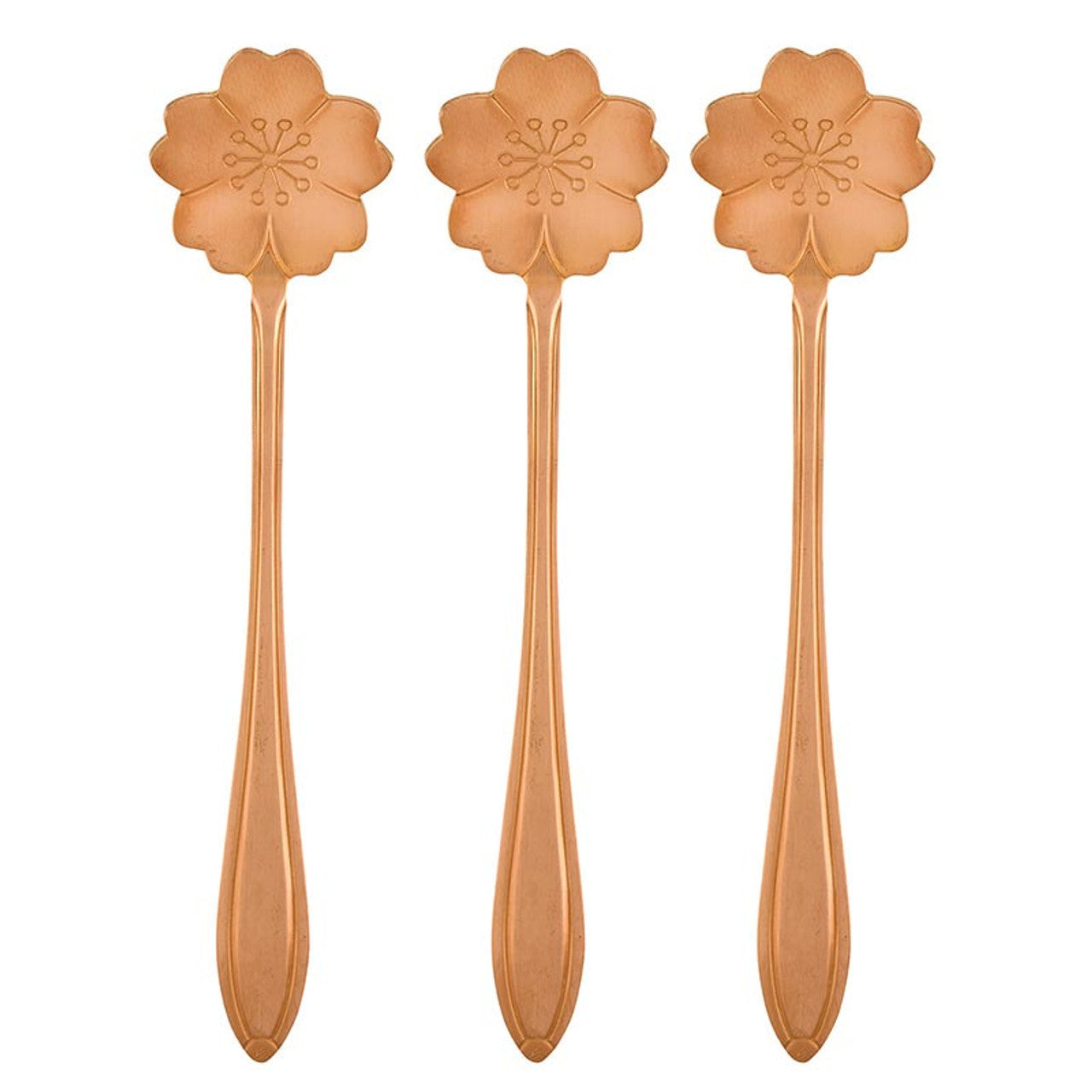 GOLD FLORAL SPOON