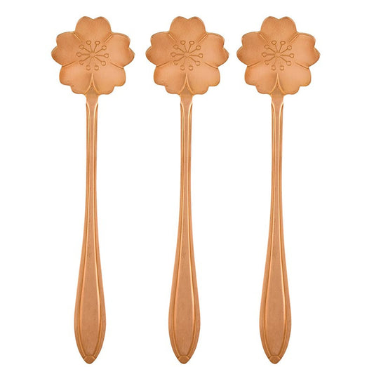 GOLD FLORAL SPOON