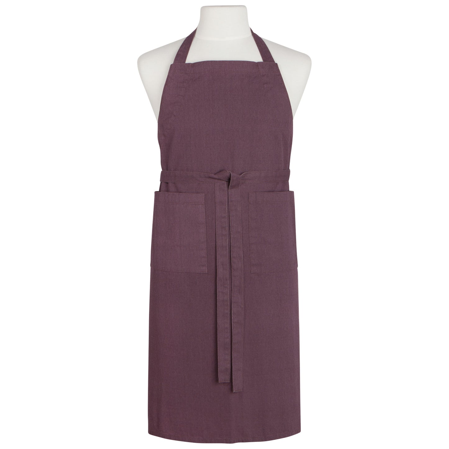 ASH PLUM STONEWASH APRON