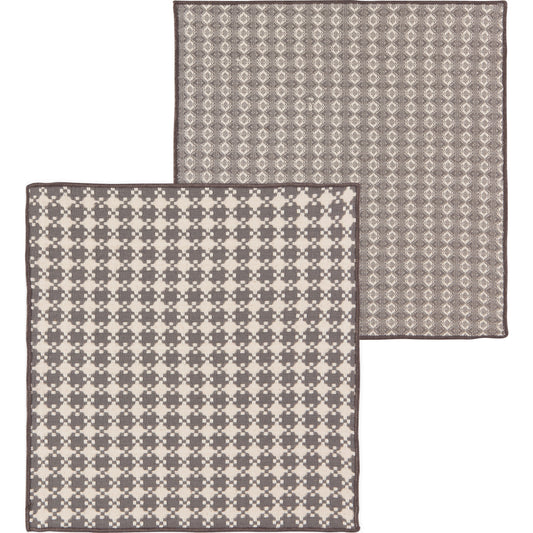 SHADOW WOVEN DISHCLOTH S/2