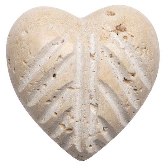 BEIGE MARBLE HEART