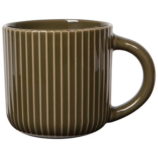 OLIVE FLUTED MUG