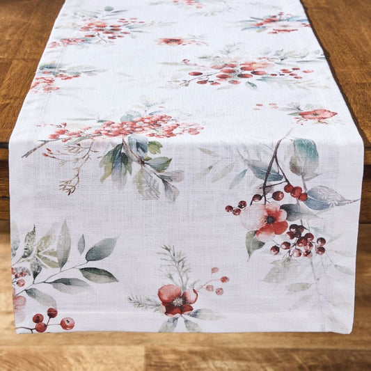 FIRST SNOW TABLE RUNNER