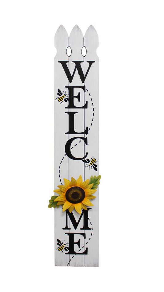 SUNFLOWER WELCOME SIGN