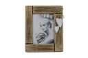 WOOD FRAME WITH HEARTS