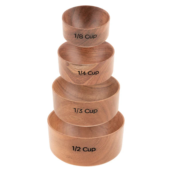 WOODEN MEASURING CUPS