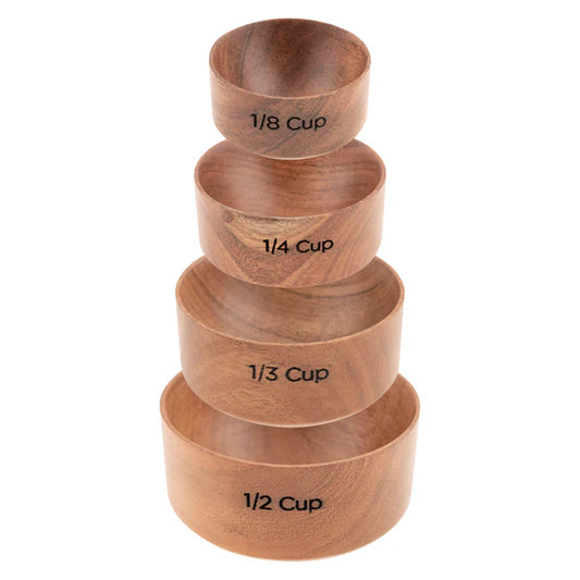 WOODEN MEASURING CUPS