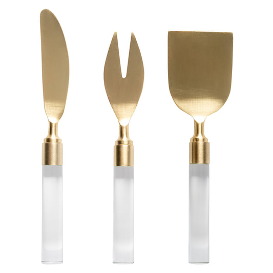 ACRYLIC CHEESE TOOLS S/3