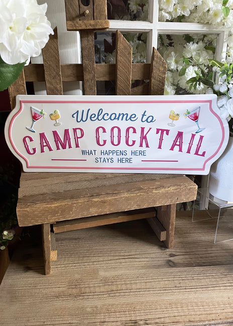 CAMP COCKTAIL SIGN