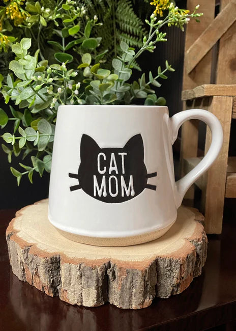 CAT MOM FAT BOTTOM MUG