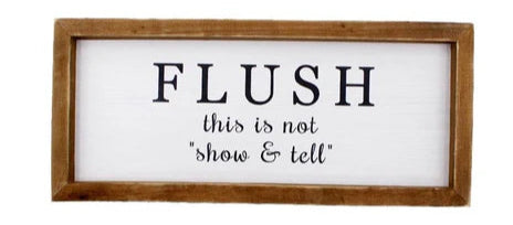FLUSH PLAQUE