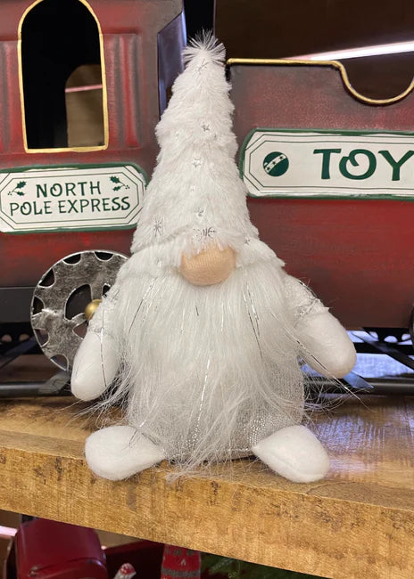 WHITE AND SILVER GNOME