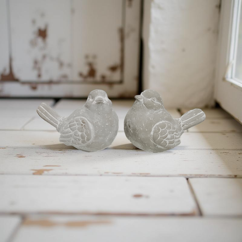 CEMENT BIRD DECOR