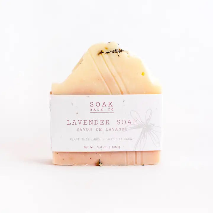 SOAK LAVENDER BAR SOAP