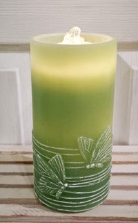 GREEN BUTTERFLY LED WATER CANDLE