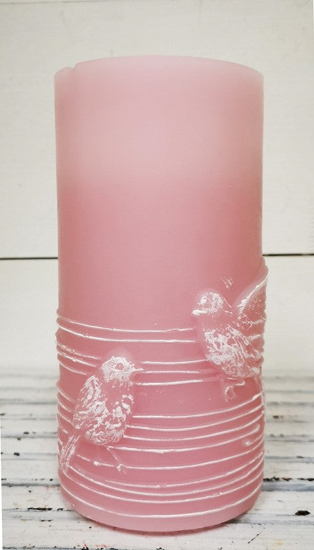PINK BIRD LED WATER CANDLE