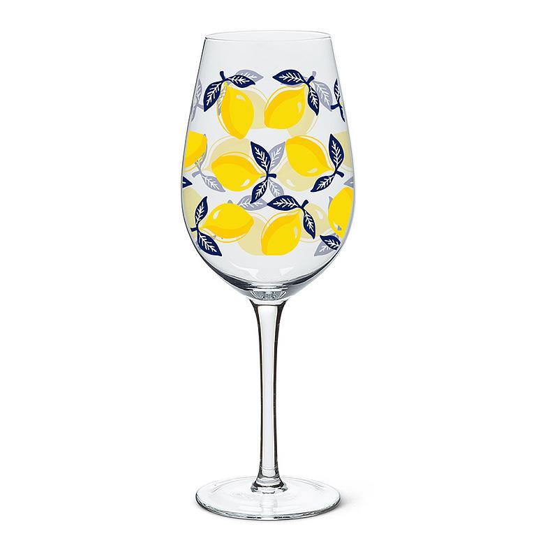 LEMON WINE GLASS