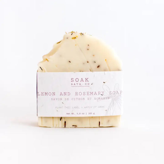 SOAK LEMON AND ROSEMARY BAR SOAP