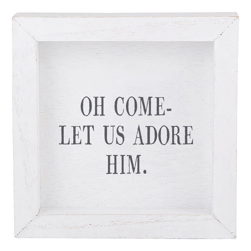 LET US ADORE HIM