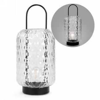 LED CLEAR GLASS LANTERN