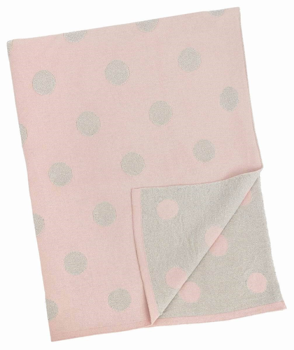 POLK A DOT BABY BLANKET