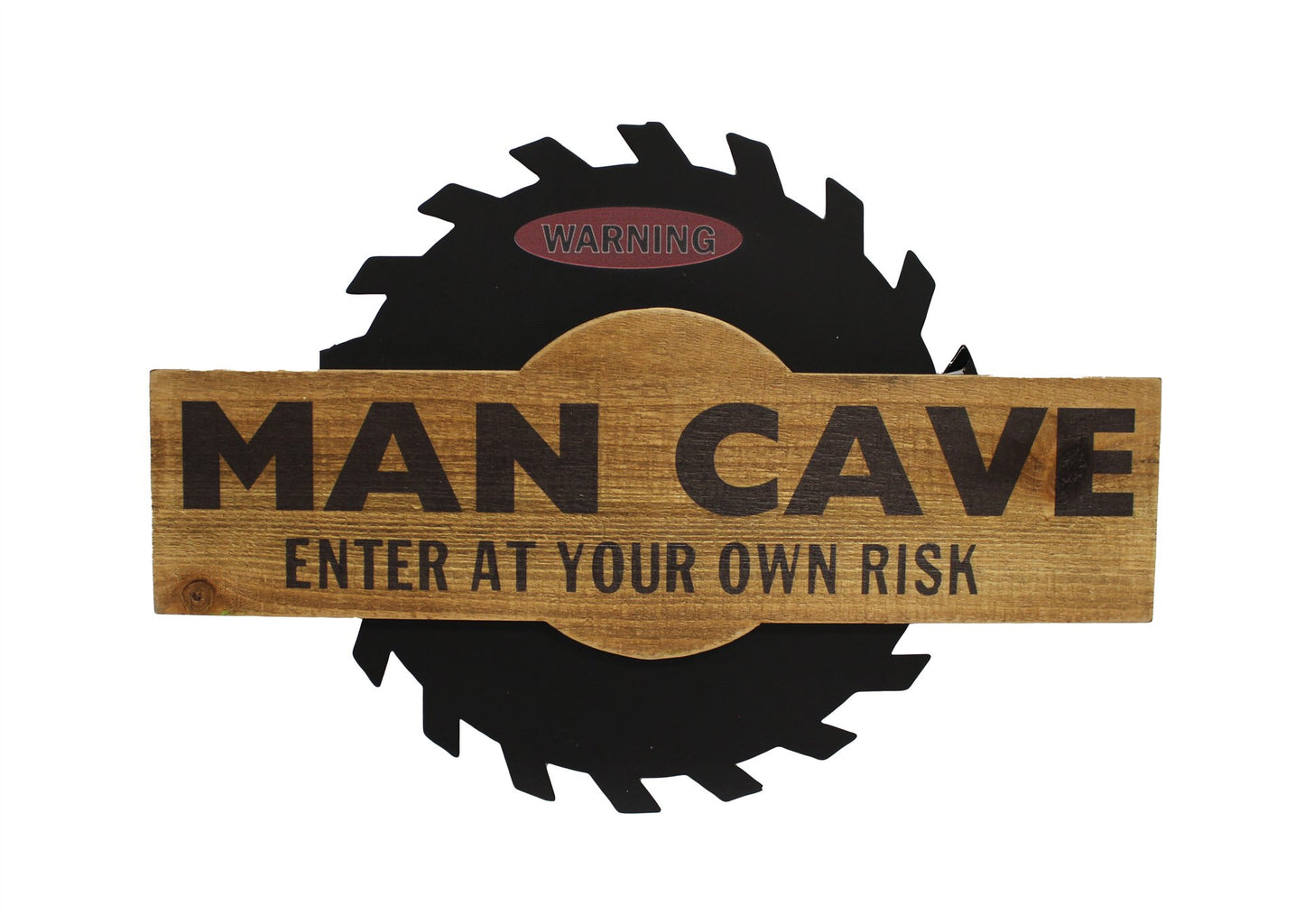 MAN CAVE SAW SIGN