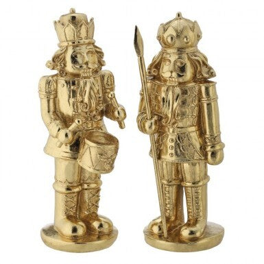 GOLD RESIN NUTCRACKER