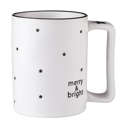 MERRY & BRIGHT CERAMIC MUG