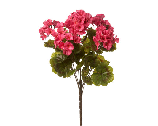 UV PROTECTED 19" GERANIUM BUSH - PINK