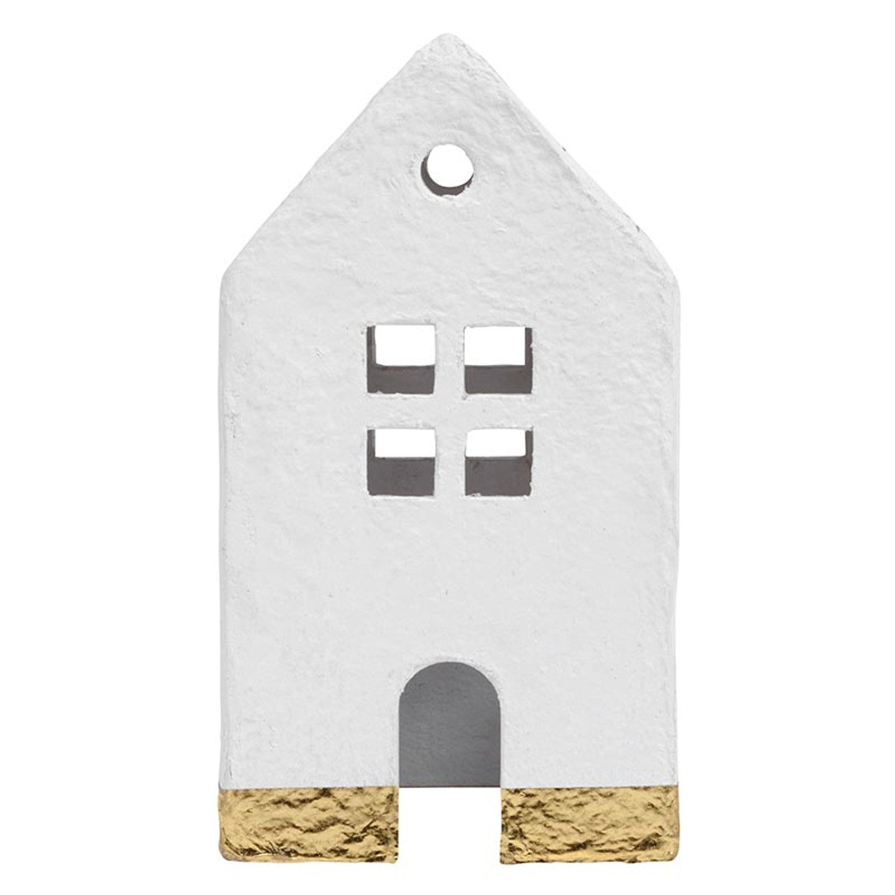 PAPER MACHE NESTED HOUSES