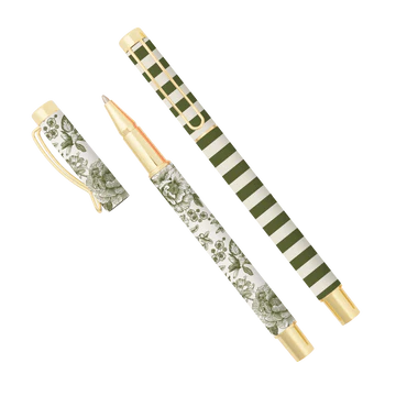GREEN DELFT PEN SET