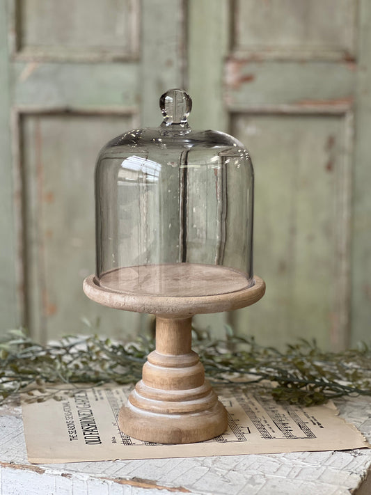 CLOCHE W/ PEDESTAL