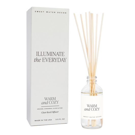 WARM AND COZY CLEAR REED DIFFUSER