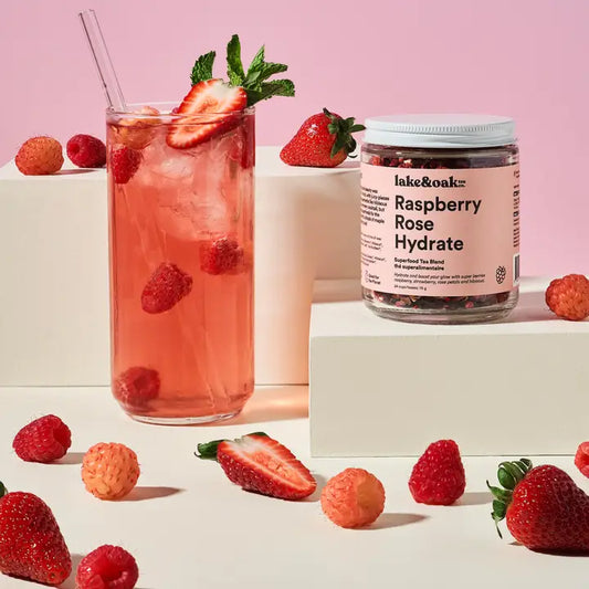 RASPBERRY ROSE HYDRATE - SUPERFOOD TEA BLEND