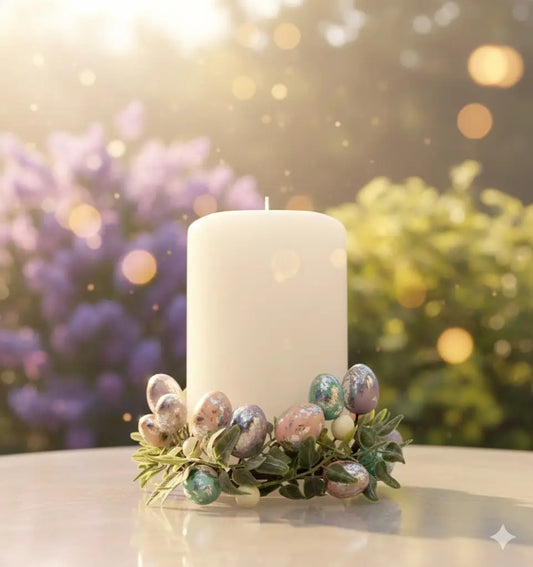 VINTAGE EGG CANDLE RING