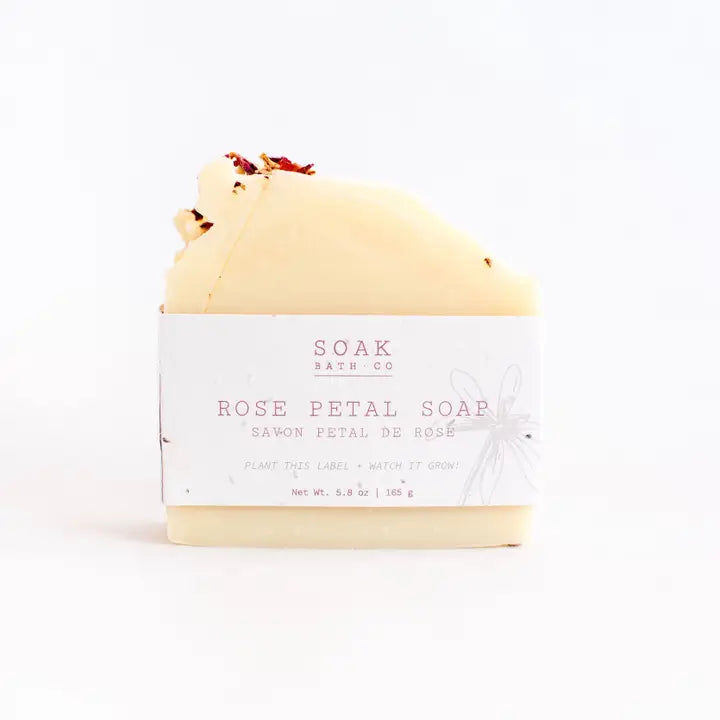 SOAK ROSE  PETAL BAR SOAP