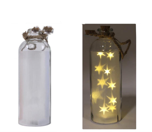LED STAR GLASS BOTTLE