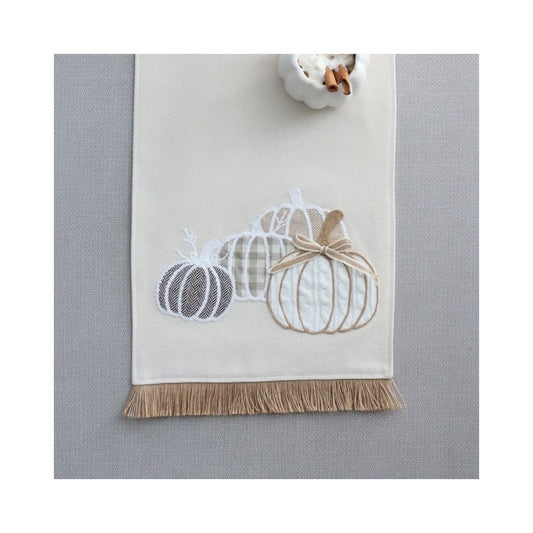 PLAID PUMPKIN TABLE RUNNER