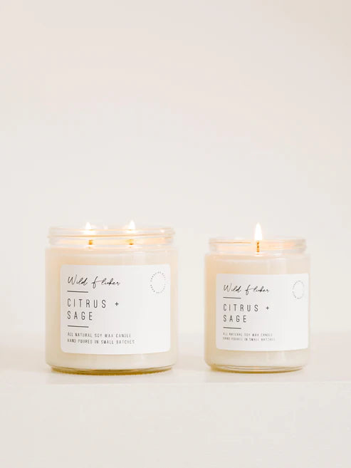 CITRUS & SAGE SOY WAX CANDLE