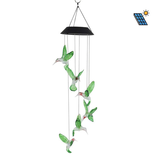 SOLAR HANGING HUMMINGBIRD